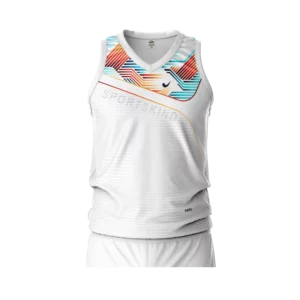 Sports Sleeveless Jersey White