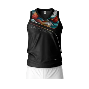 Sports Sleeveless Jersey Black