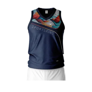 Sports Sleeveless Jersey Navy